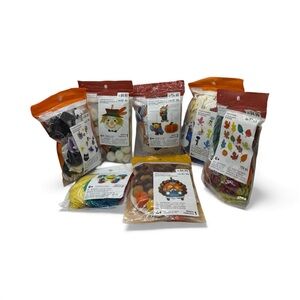 Assorted Craft Kits Thanksgiving, Fall, Halloween, 6pc